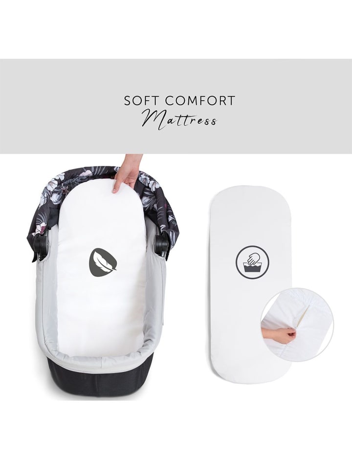 Hauck Babywanne für Saturn R und Mars Sportwagen - Wild Blooms in schwarz,bunt günstig kaufen onesize