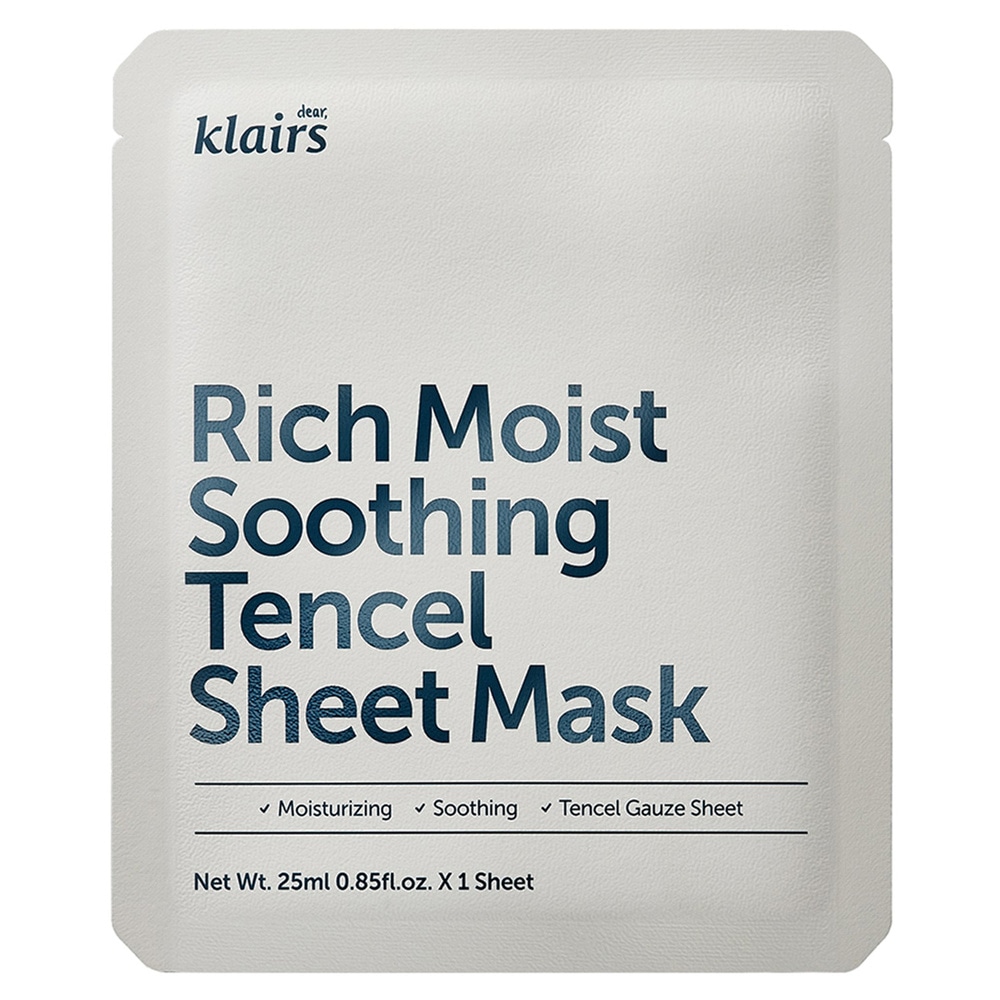 Dear Klairs Rich Moist Soothing Tencel Sheet Mask Masque