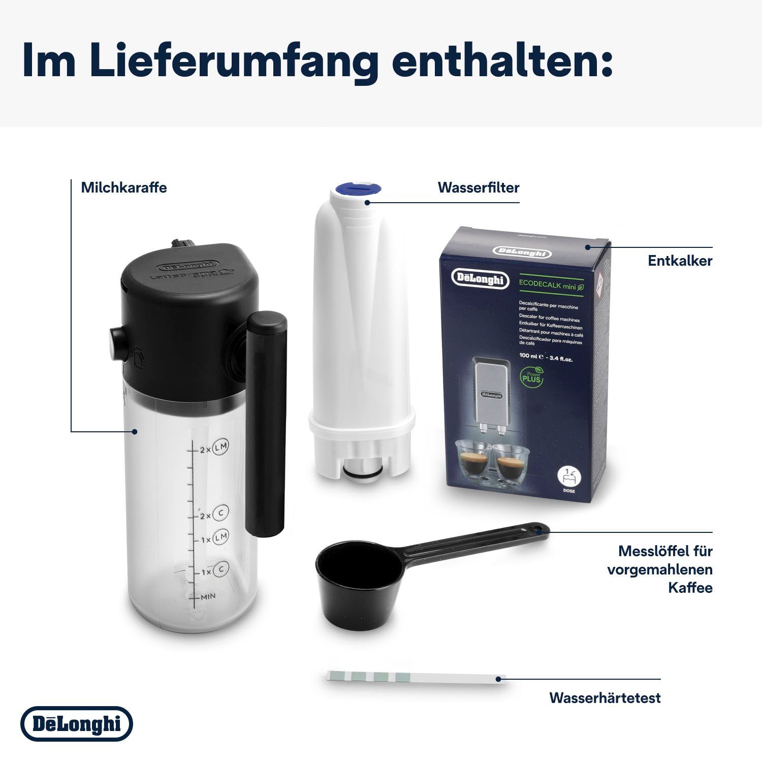 De'Longhi Kaffeevollautomat Magnifica Start ECAM 220.61.W weiß