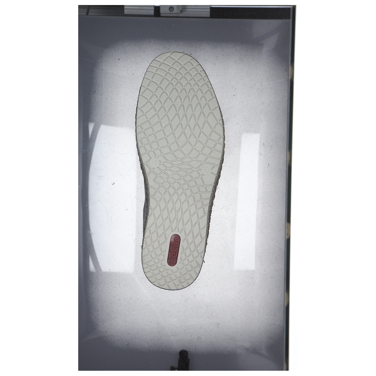 Rieker B5265, Slipper, Herren, Grau