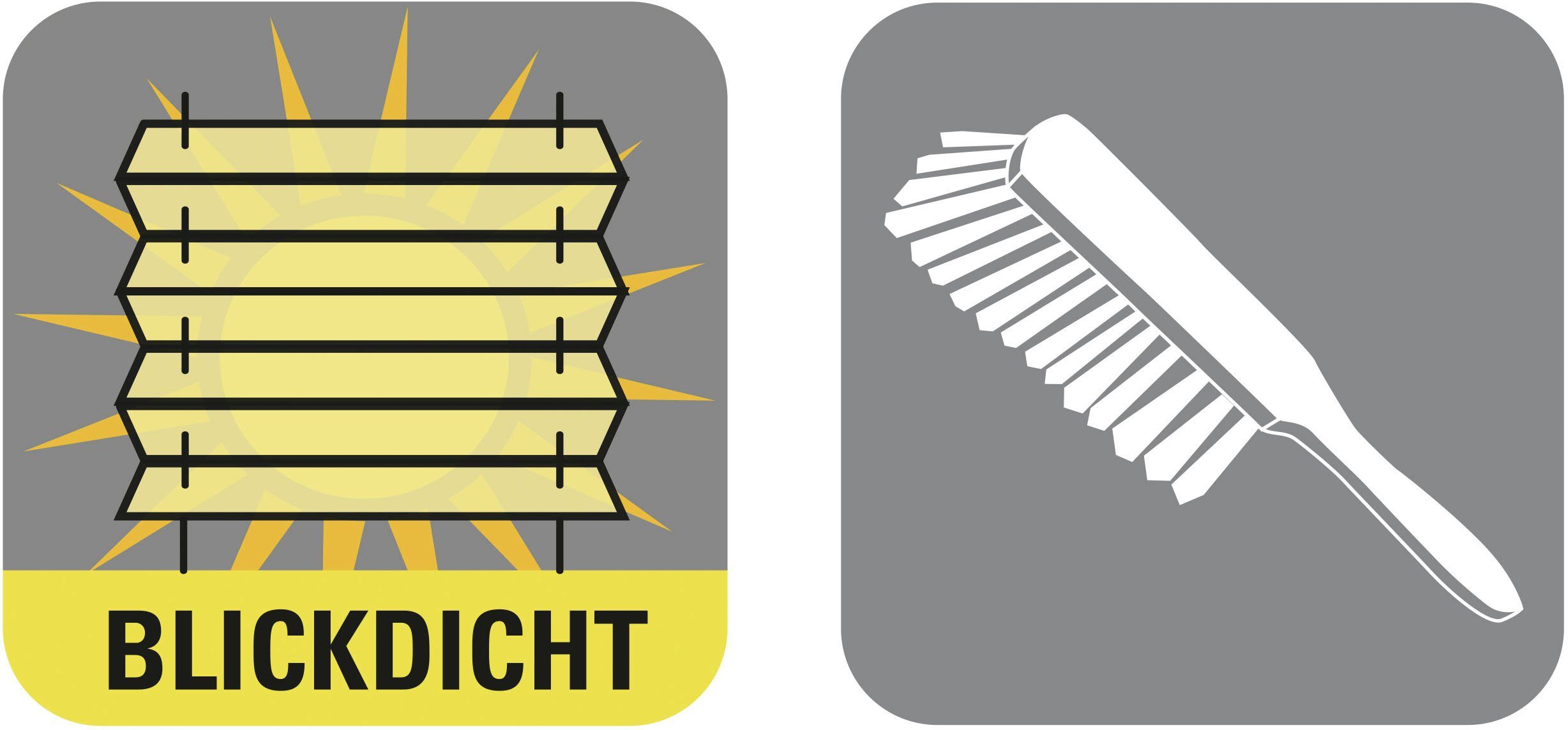 Dachfensterplissee, GARDINIA, blickdicht, ohne Bohren, Saugnäpfe, passend für Velux Dachfenster