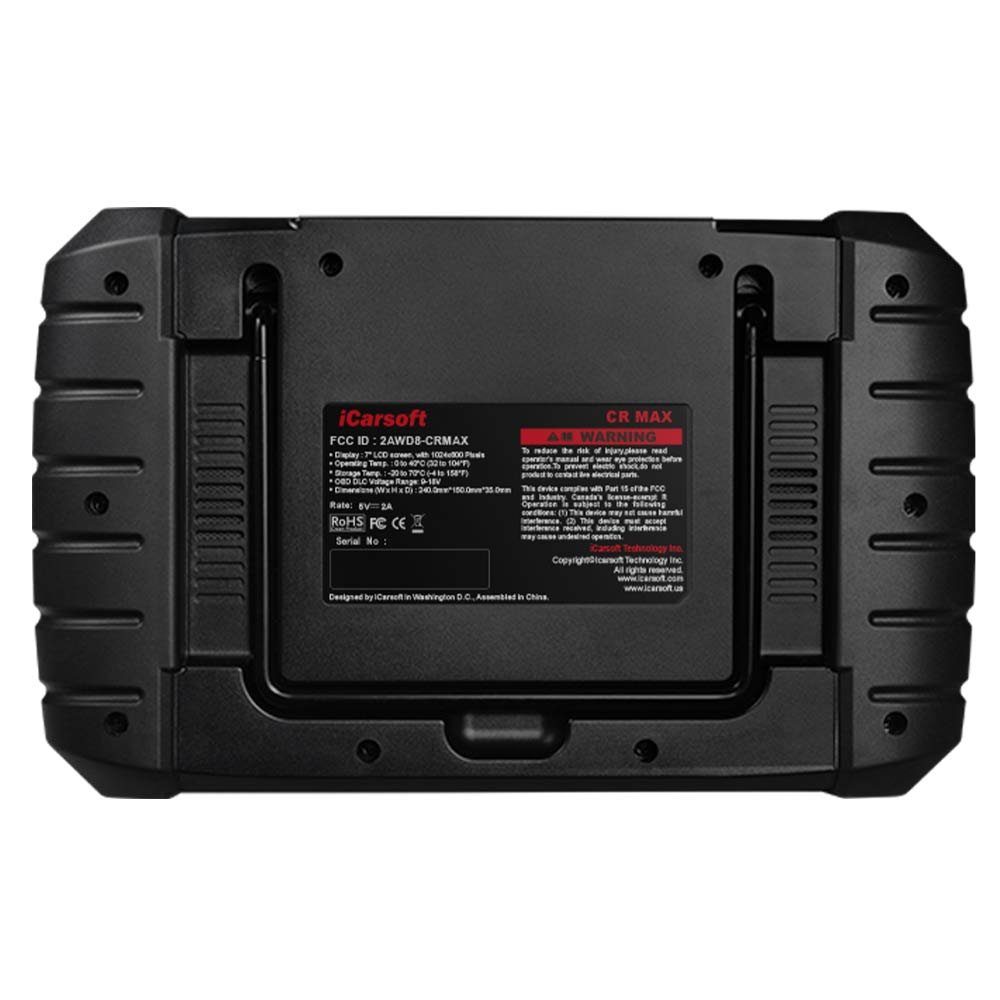 iCarsoft OBD2-Diagnosegerät CR Max PROFI ALL IN ONE Diagnosegerät mehr als 40 Fahrzeugmarken OBD2, 17,78 cm / 7,0