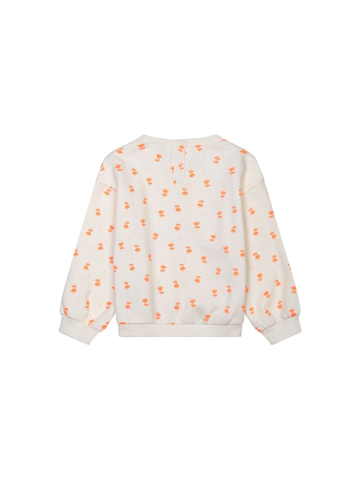 Minoti 2tlg. Outfit: Sweatshirt Fleurs 7 in weiß günstig kaufen