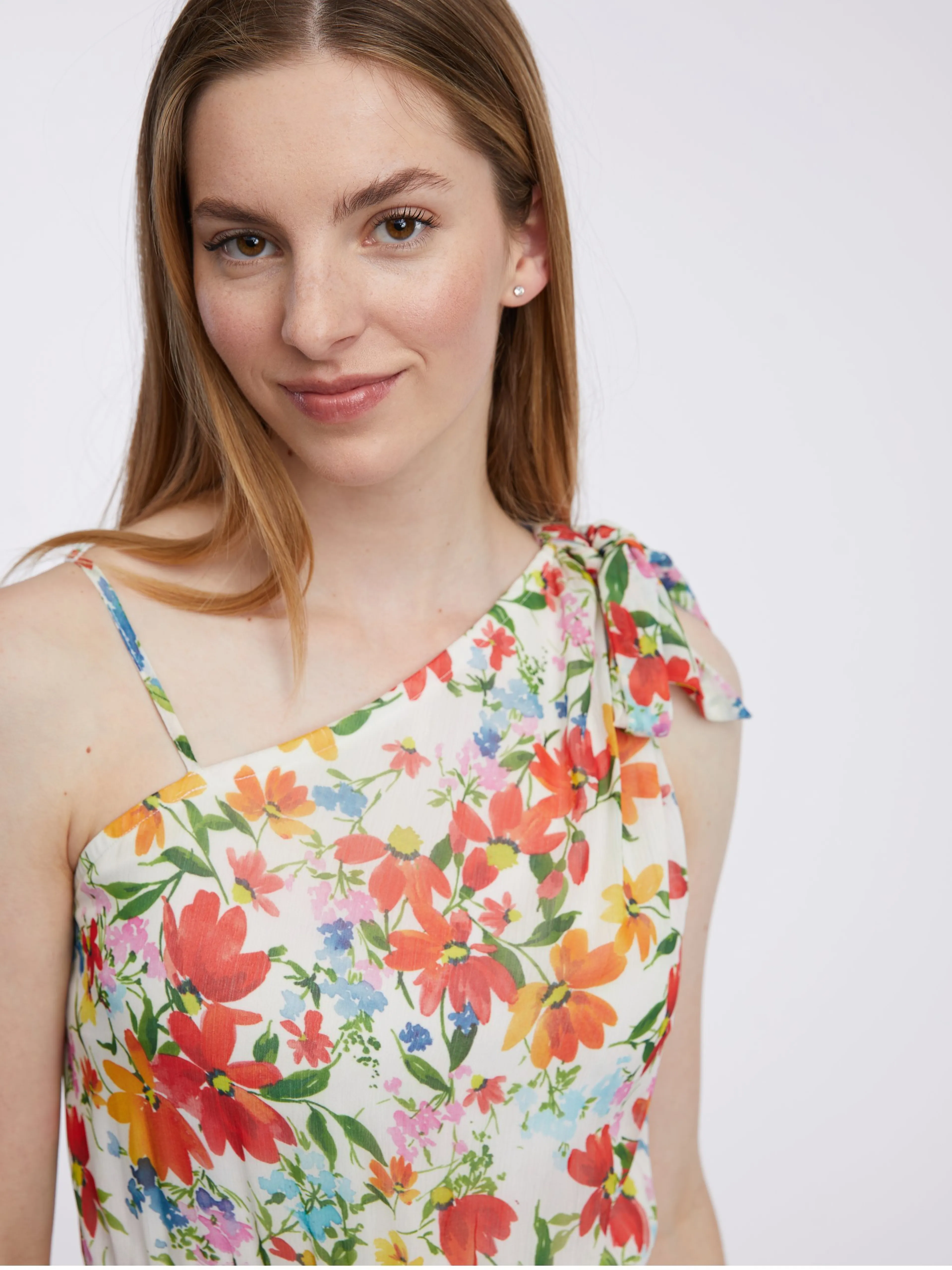 Cremefarbenes Damen Maxikleid ORSAY