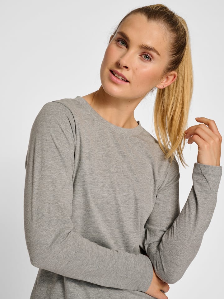Hummel Hummel T-Shirt Hmlred Damen in GREY MELANGE günstig kaufen