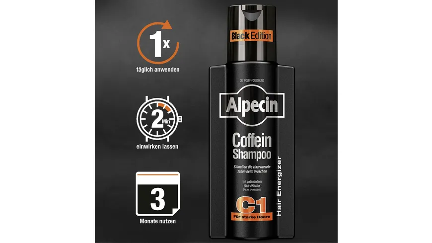 Alpecin C1 Black Edition Shampoo 250 ml