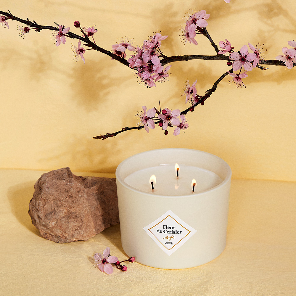 my jolie candle Bougie fleur de cerisier Bougie