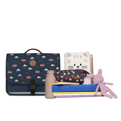 Cartable Discover Small Maranello bleu marine