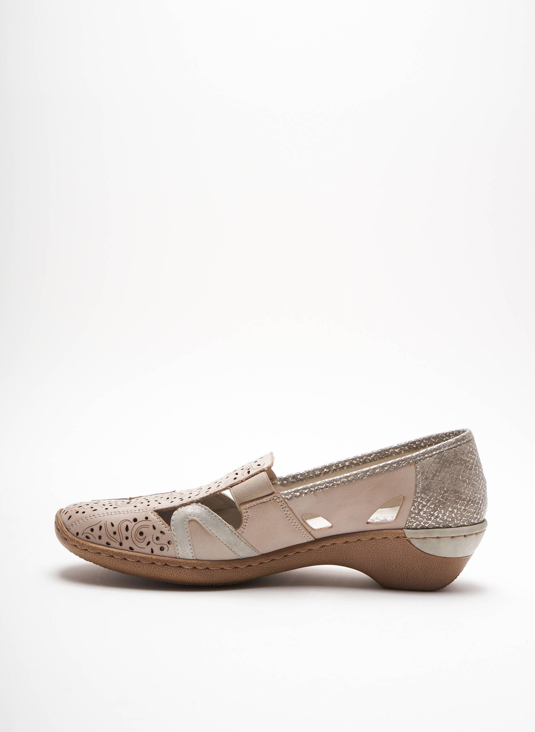 Rieker Sandales Nu Pieds Femme couleur beige