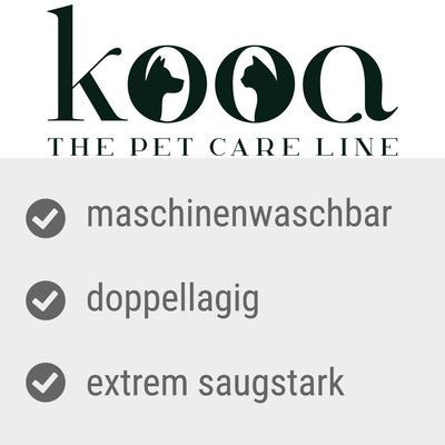 kooa Deluxe Mikrofaser Hundebademantel