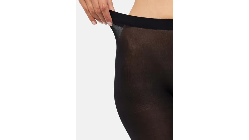 NUR DIE Damen Feinstrumpfhose Blickdicht 40 DEN schwarz
