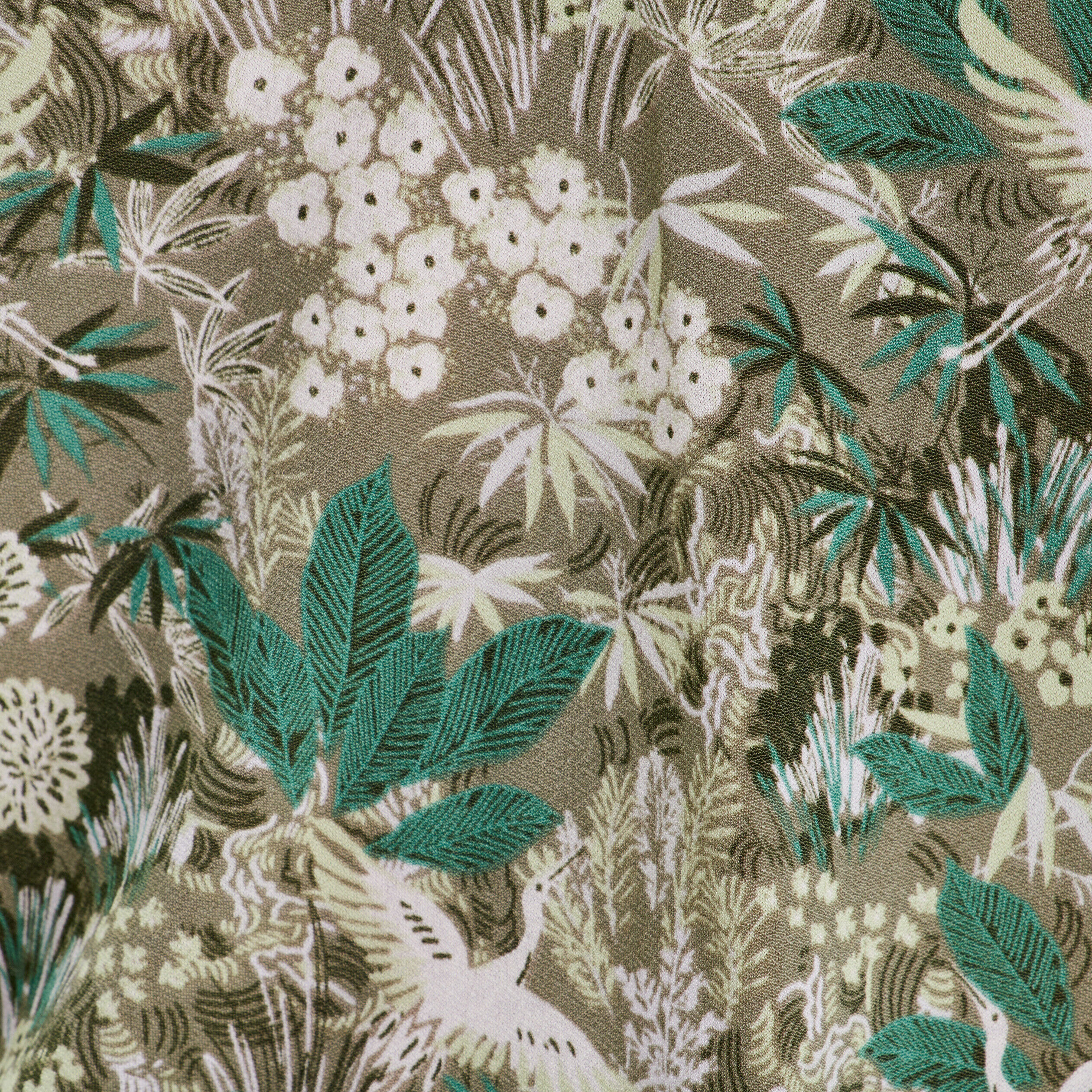 Blouse manches longues vert femme | Cache Cache