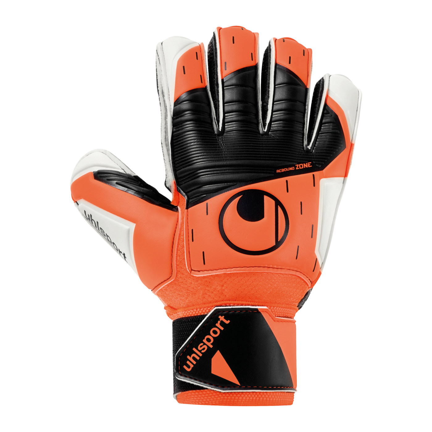 Uhlsport Soft Resist+ HN Flex Frame TW-Handschuhe Orange Weiss Schwarz F01