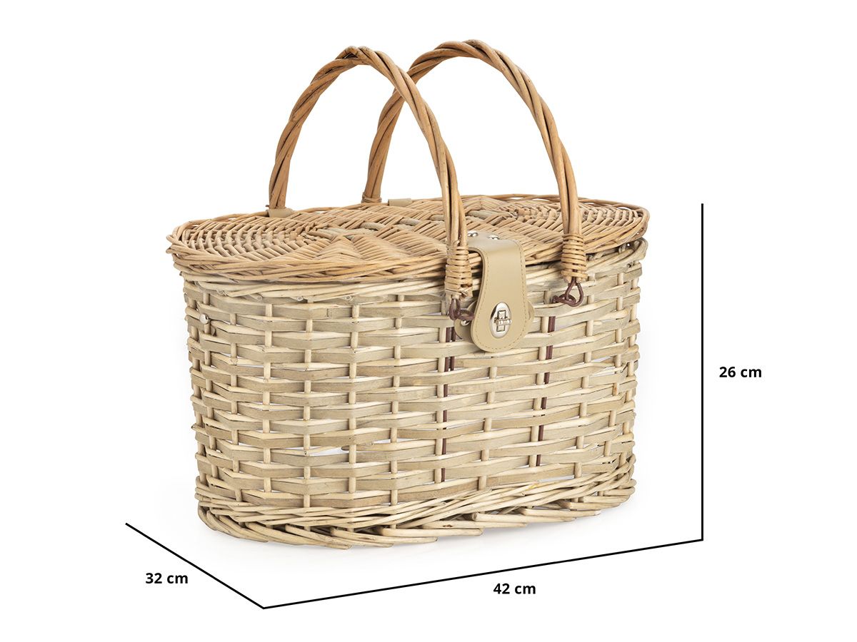 Dutch Mountains 2-Personen 12-teiliger Picknickkorb