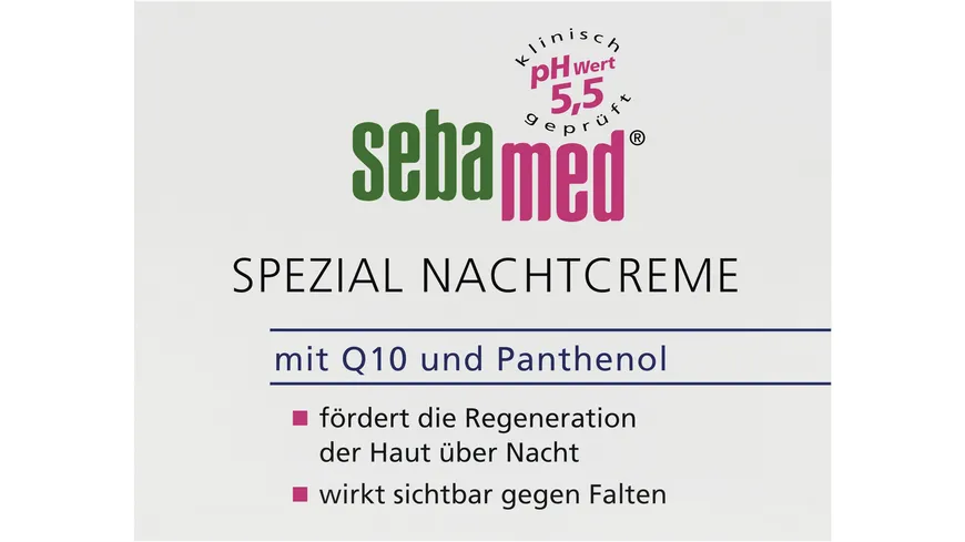 Sebamed Spezial Nachtcreme mit Q10 75 ml