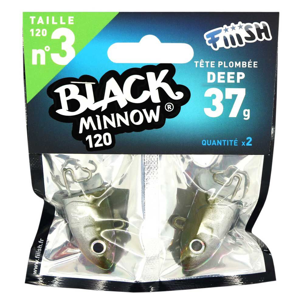 Fiiish Black Minnow 120 Deep 37g jigipää (x2)