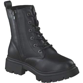 Barbarella Schnür Boots in schwarz