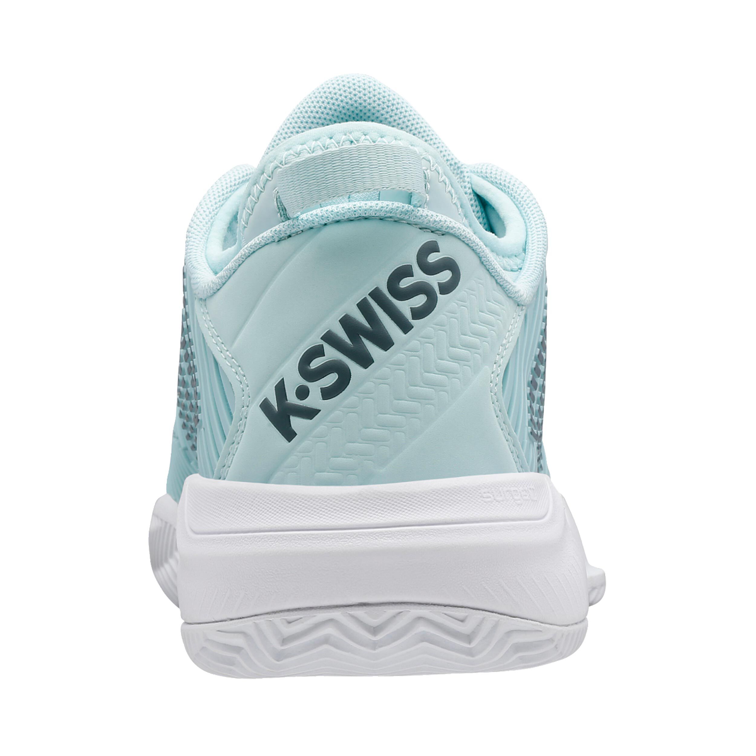 Hypercourt Supreme Sandplatzschuh Damen - Hellblau, Weiß