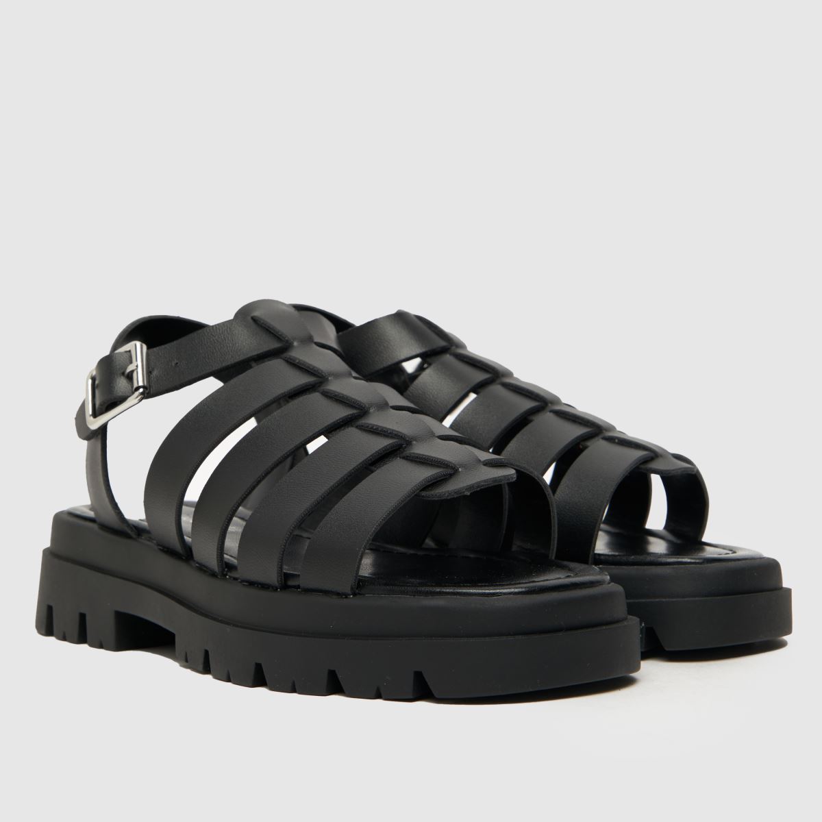 Schuh fekete Troy Gladiator Lány Ifjúsági Szandál