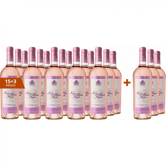 15+3 Le Pergole Rosé Nero di Troia Puglia IGP - Vignaioli Pugliesi