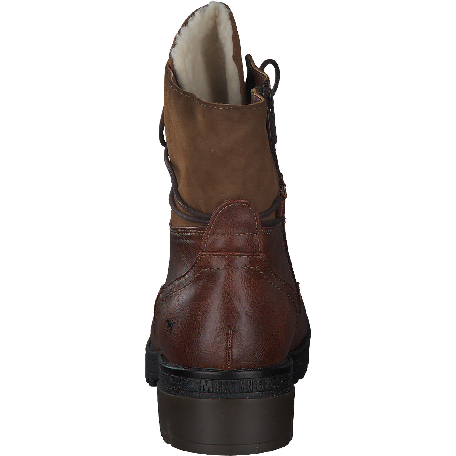 Mustang 1397602, Schnürstiefeletten, Damen, Cognac