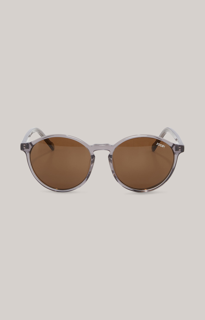 Sonnenbrille in Grau/Braun