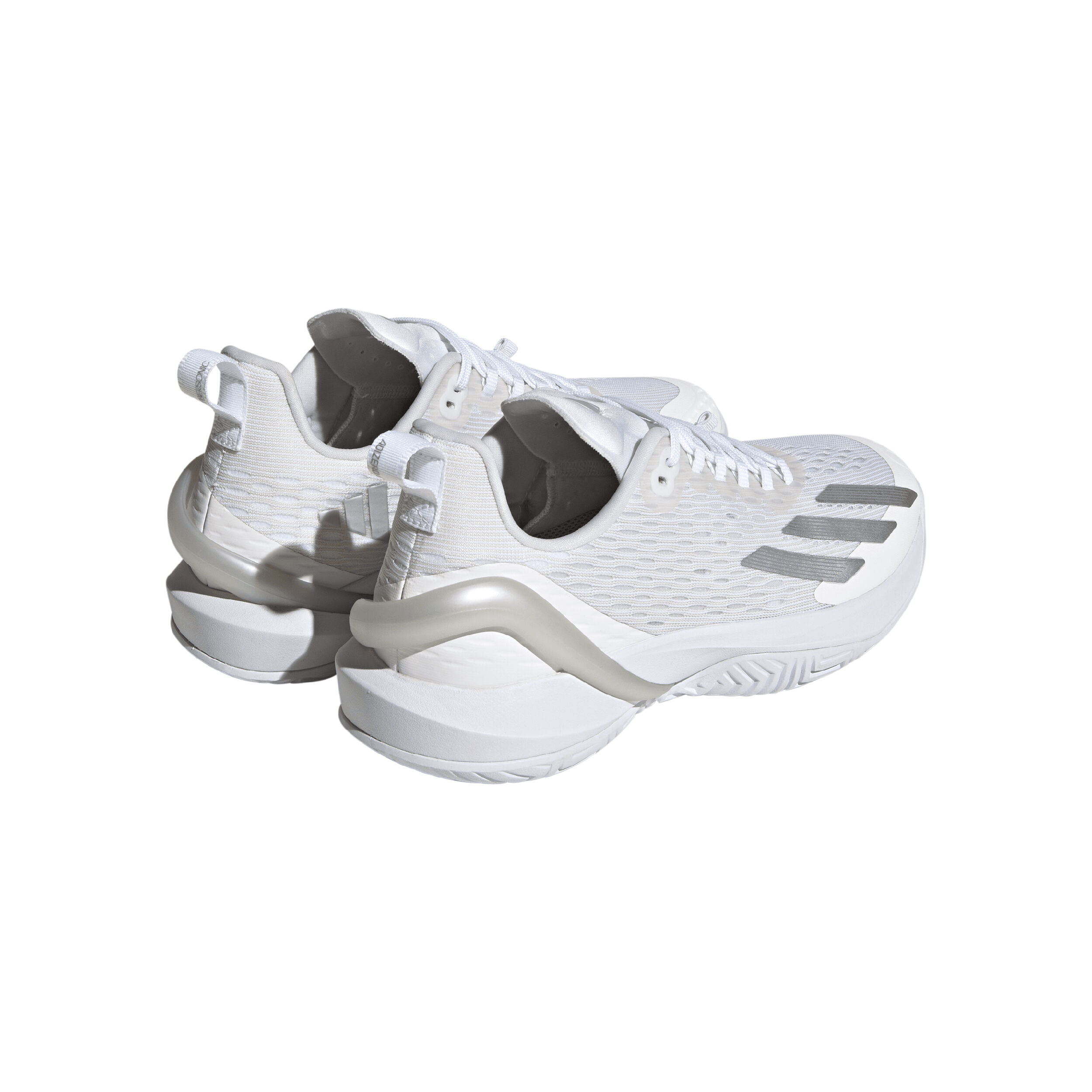 Adizero Cybersonic Allcourtschuh Damen - Weiß, Silber