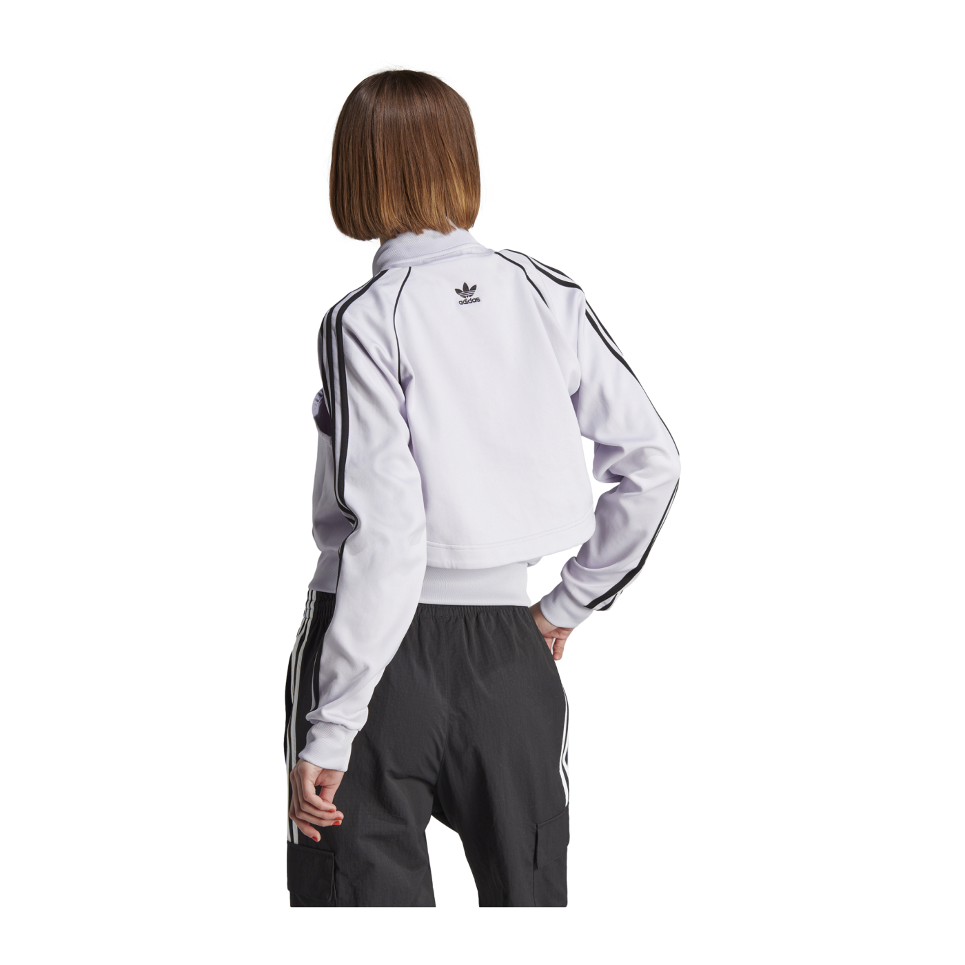 adidas Tracktop Jacke Damen Silber