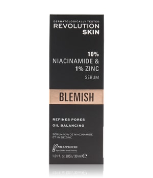 REVOLUTION SKINCARE Blemish & Pore Refining Serum 10% Niacinamide + 1 Gesichtsserum-30 ml