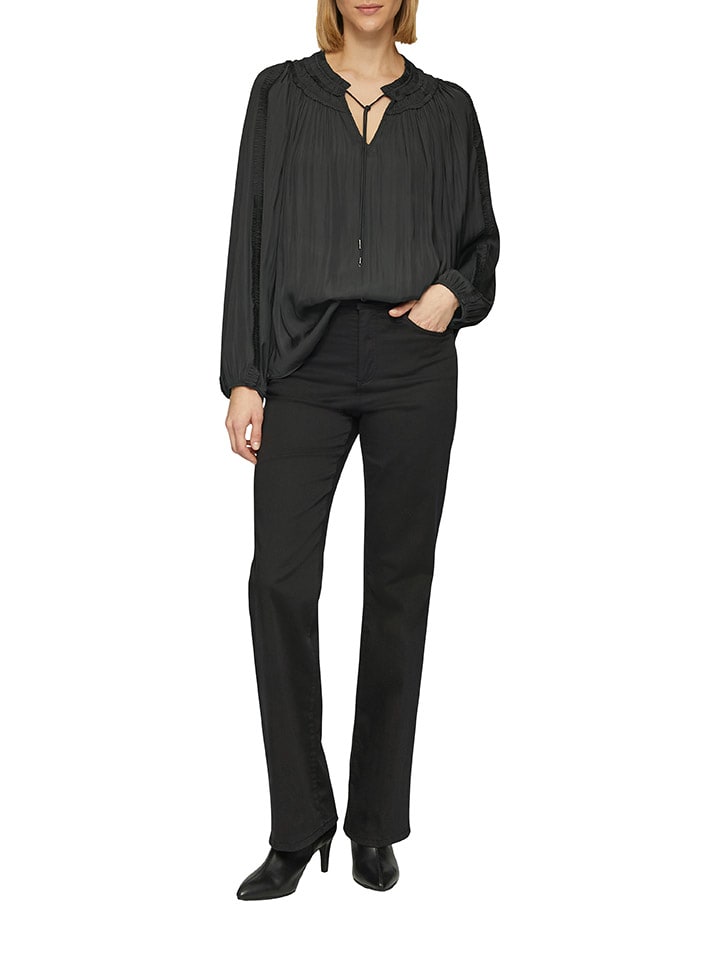 comma Bluse in Schwarz günstig kaufen