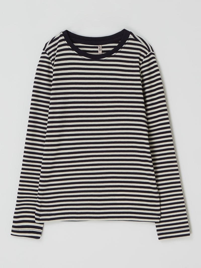Longsleeve mit Streifenmuster Modell 'Josse' in bleu