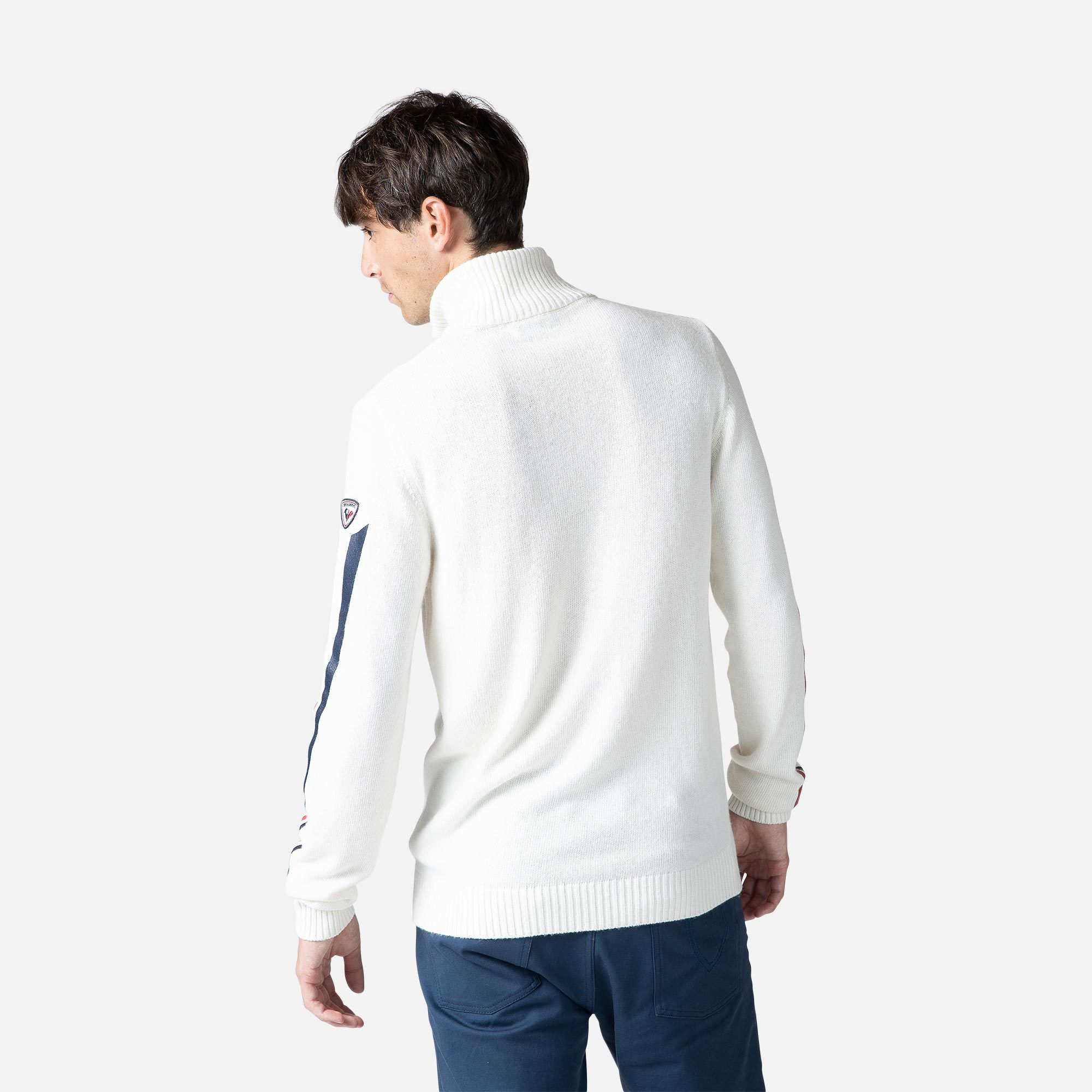 Pull en maille à manches Signature homme