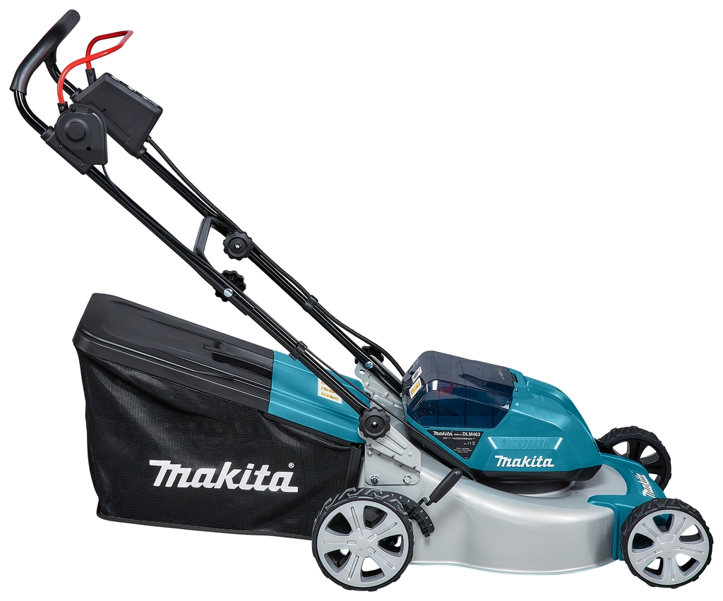 Makita DLM463Z akkus fűnyíró 46 cm 2 x 18 Volt akkumulátorok és töltő nélkül