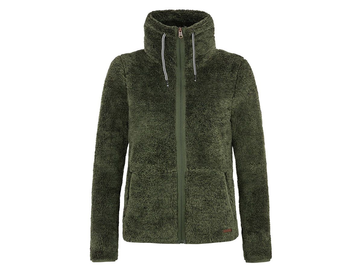 Protest Riri Fleece Botanic Green Damen Jacke