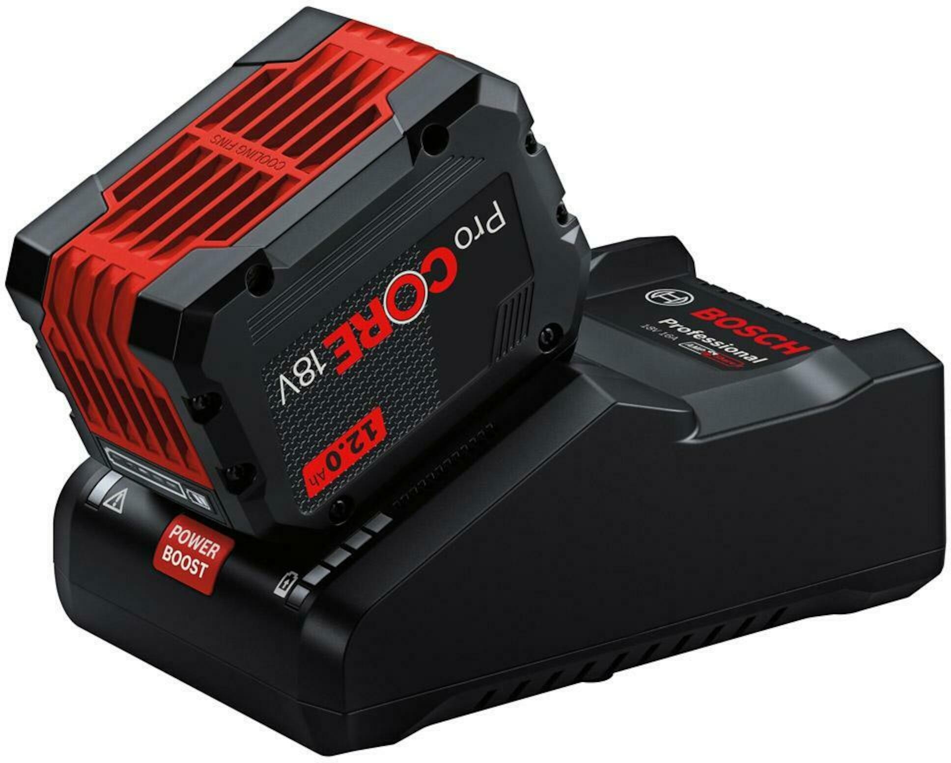 Bosch Blue Accessories 1600A02T5W 2 x ProCore 18V 12,0Ah batteri + lader GAL 18V-160 Professional