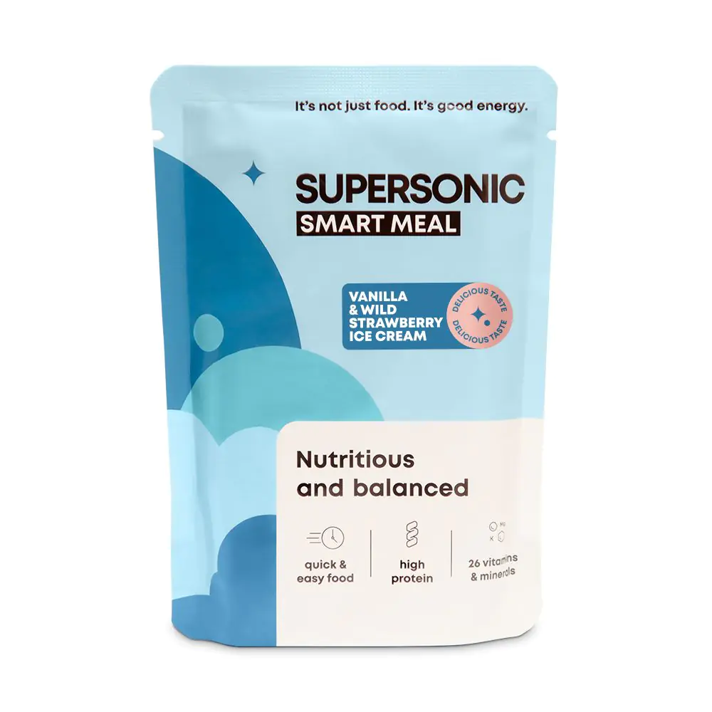 Παγωτό βανίλια Supersonic Smart Meal - ένα πλήρες γεύμα 100 γρ.