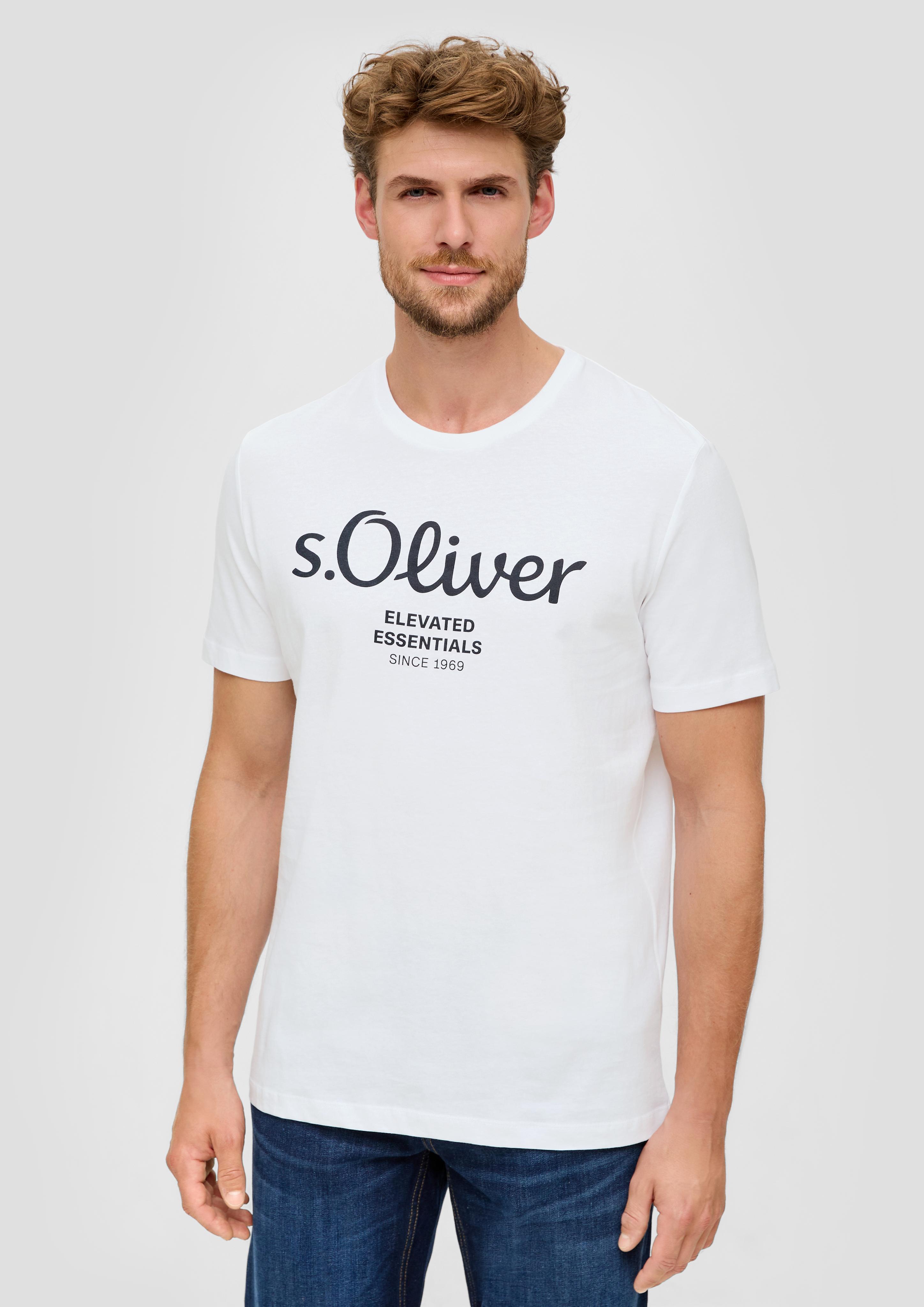 T-Shirt mit Label-Print  2139909-01D1