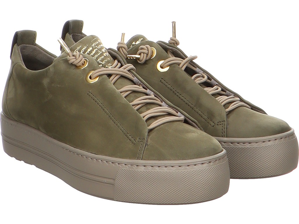 PAUL GREEN Komfort Schnürer khaki 0072-5017-132/Pauls