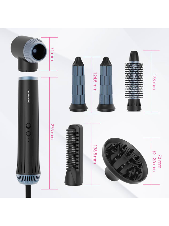 VITALmaxx VITALmaxx Air Curler Plus 7-tlg. - 1500W schwarz günstig kaufen onesize
