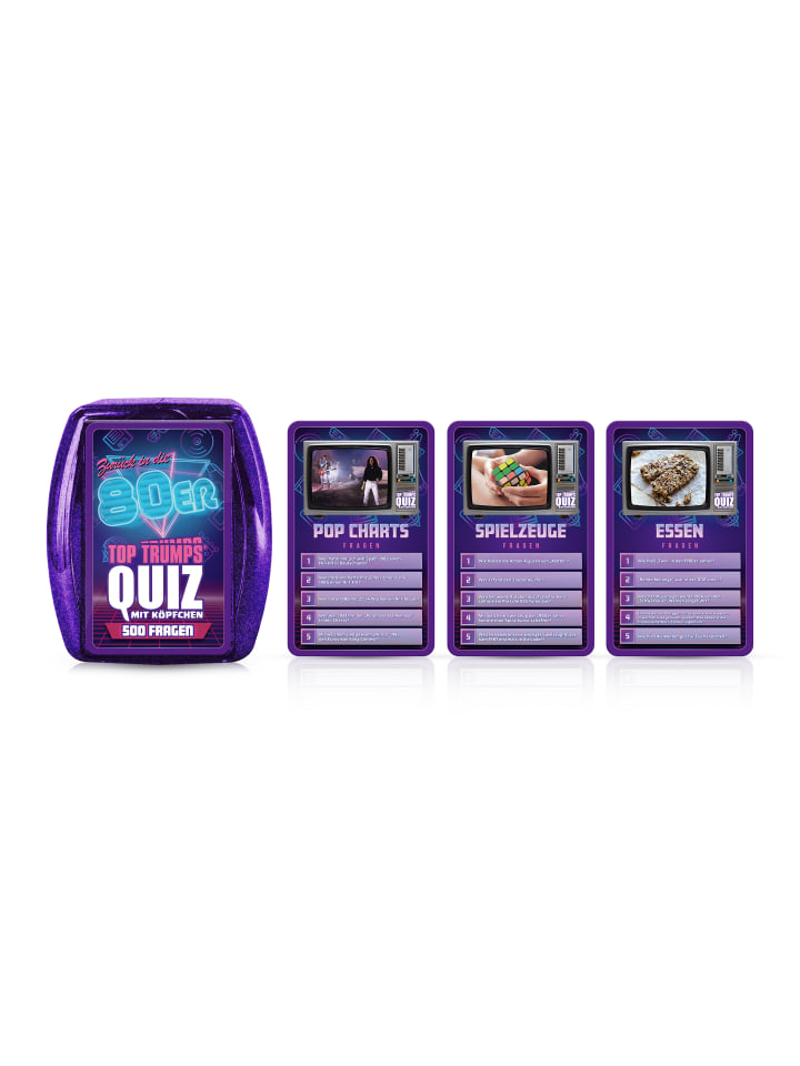 Winning Moves Top Trumps Quiz 80er Ratespiel in bunt günstig kaufen onesize