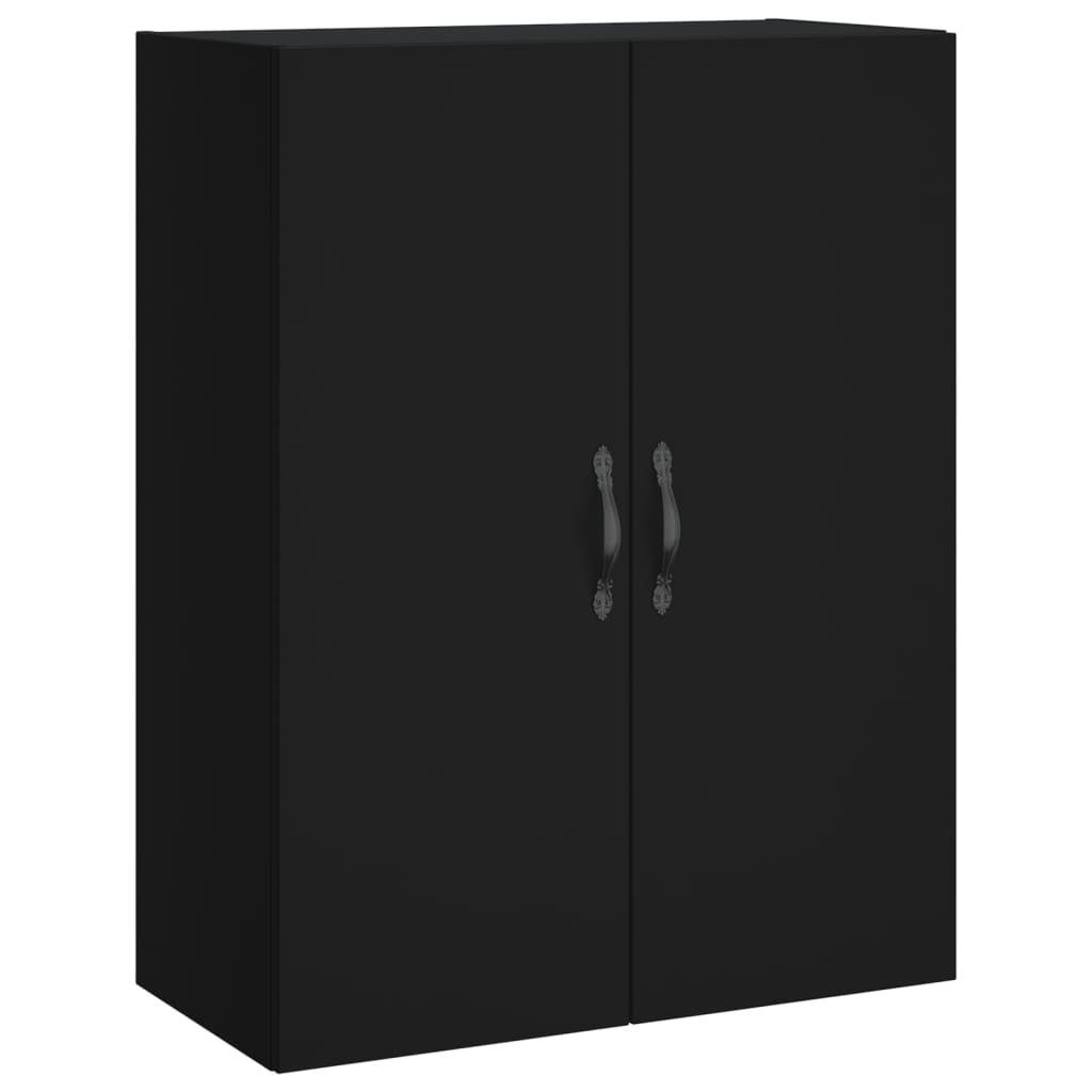 vidaXL Sideboard Highboard Schwarz 69,5x34x180 cm Holzwerkstoff (1 St)