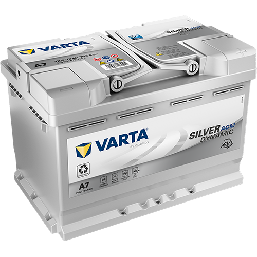 VARTA Silver Dynamic AGM XEV 570901076J382 Autobatterien, A7, 12 V 70 Ah, 760 A, ersetzt Varta E39