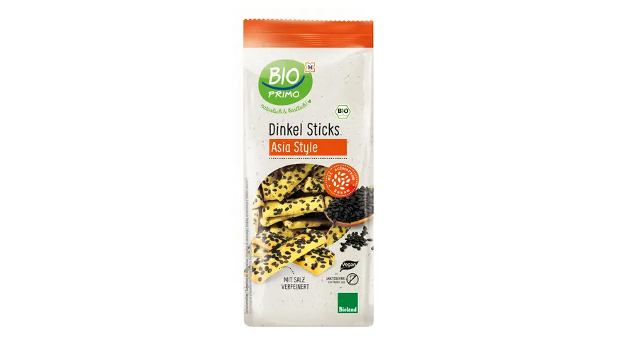 BIO PRIMO Bioland-Dinkel Sticks Asia Style 150 g