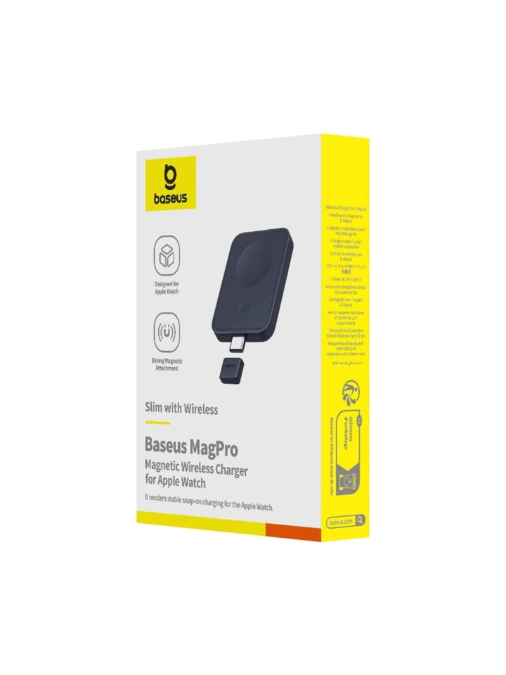 Baseus Baseus MagPro 2,5W magnetisches induktives Ladegerät für Apple in Schwarz günstig kaufen onesize