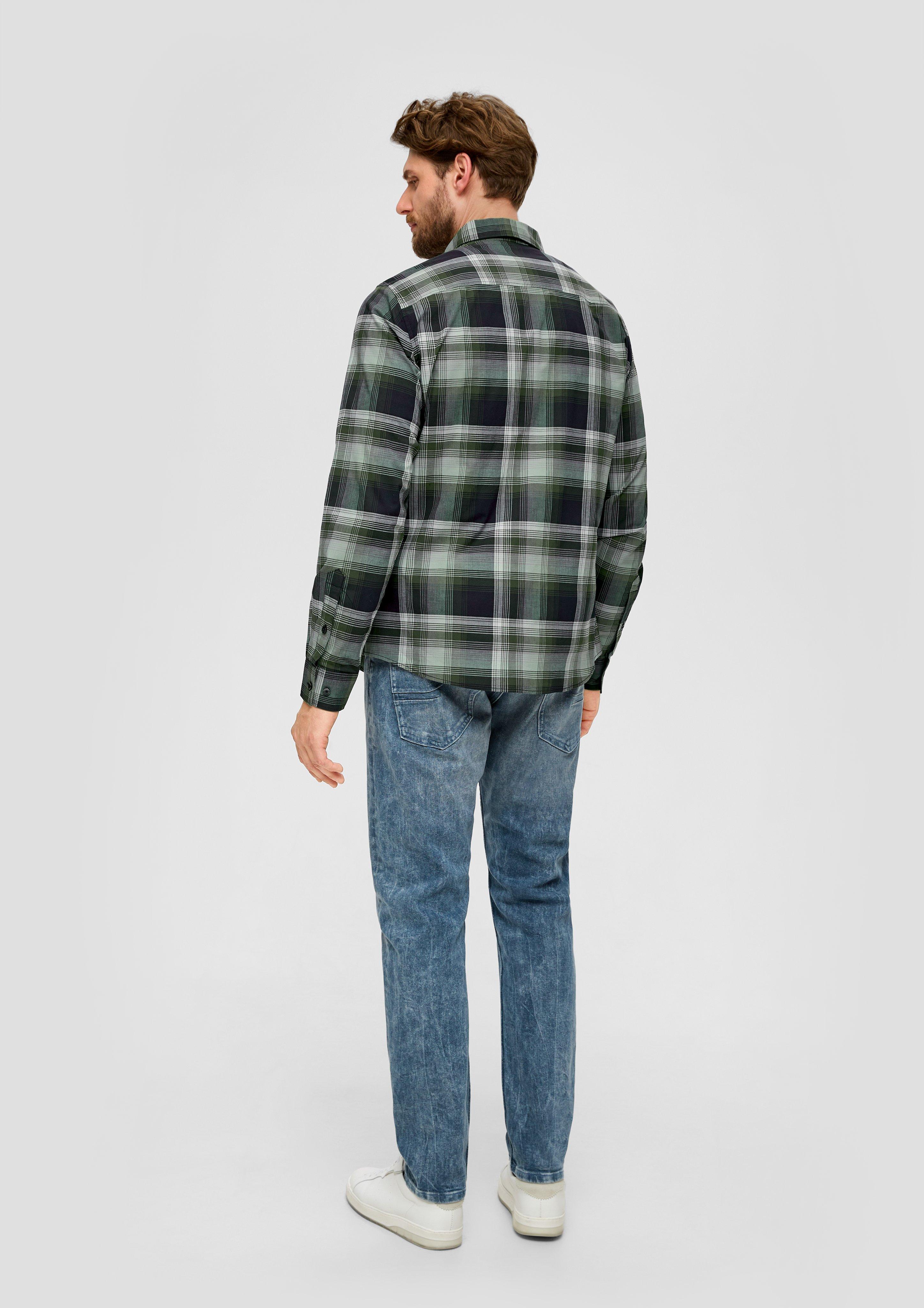 Slim: Hemd aus Baumwollstretch  2137932-79N1