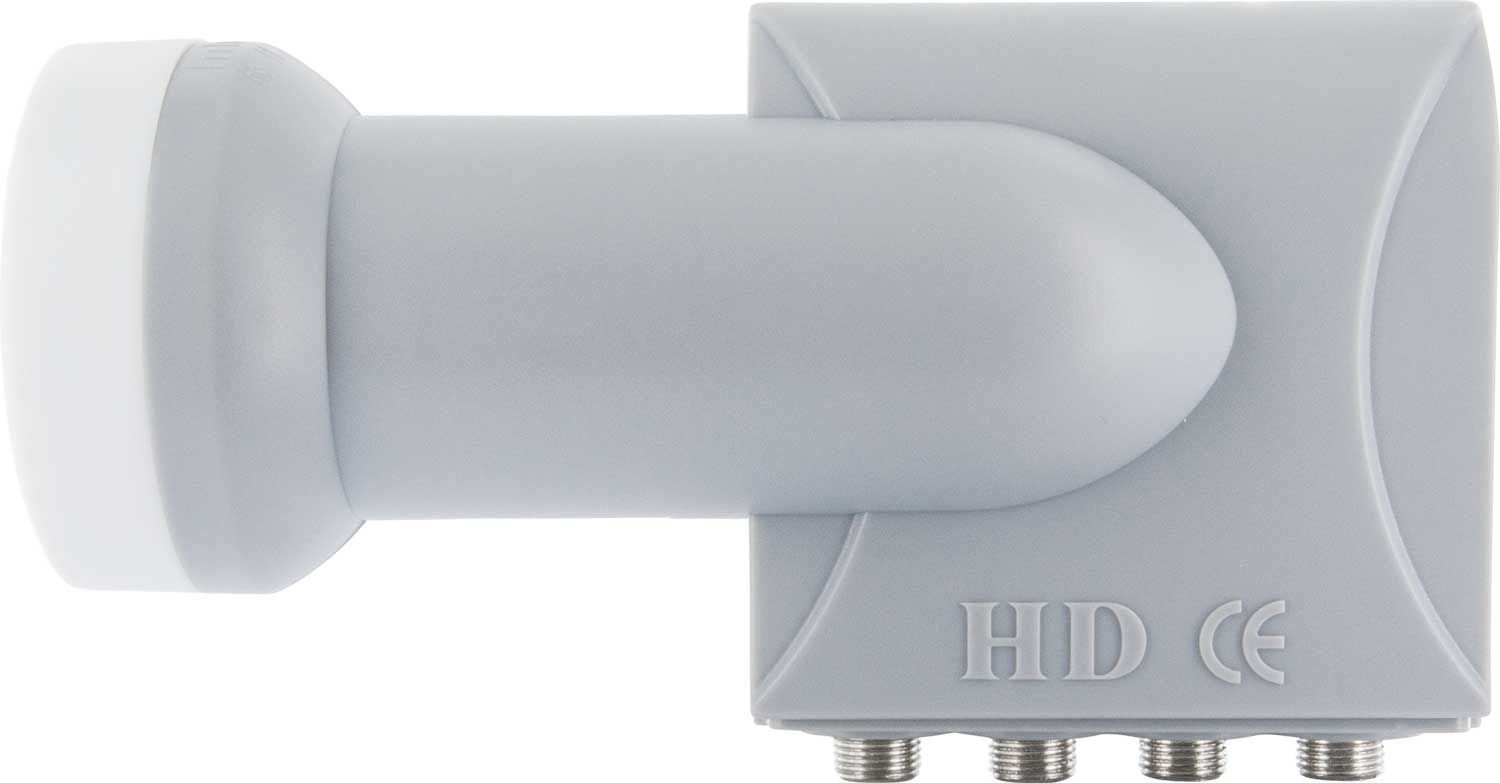 Schwaiger Digitales Quad LNB mit Wetterschutzabdeckung