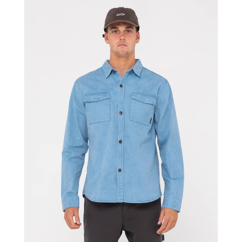 RUSTY DENNIS CHOPPER LONG SLEEVE SHIRT Langarmhemd Herren