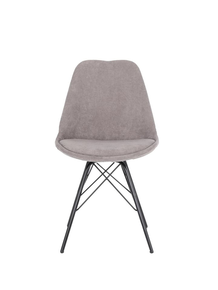 byLiving 2er-Set: Esszimmerstuhl Rica in Grau - 48,5 (B) x 55 (L) x 85 (H) cm günstig kaufen onesize