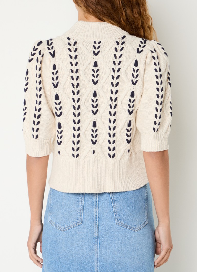 Rails Addy cable-knit top in wool blend