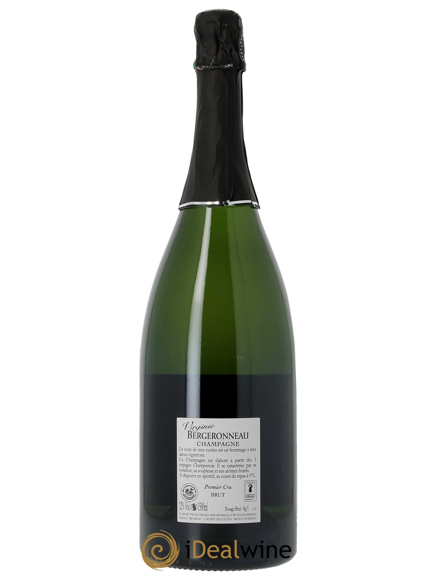 Cuvée Jeanne Brut Premier Cru Virginie Bergeronneau   - Lot de 1 Magnum